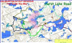 Key Map - Hurst Lake Road 